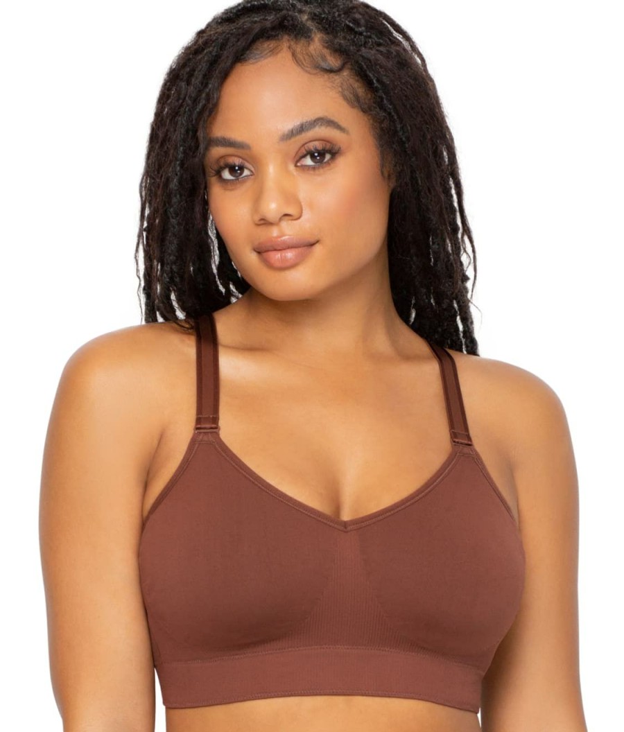 Bras * | Curvy Couture Online Smooth Seamless Comfort Wire-Free Bra