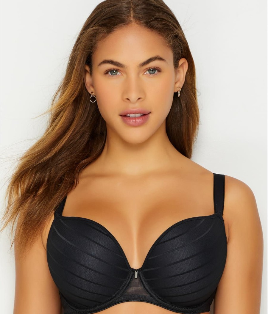 Bras * | Freya Online Cameo Plunge T-Shirt Bra Black