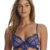 Bras * | Bella Outlet Alexandra Longline Bra Blue