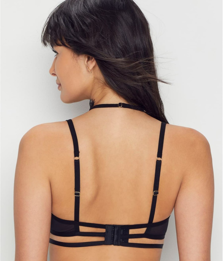 Bras * | Bluebella Outlet Francine Choker Bra Black