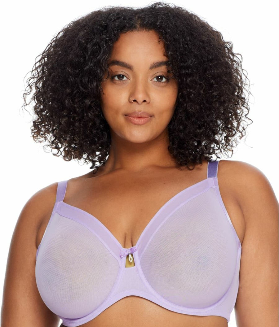 Bras * | Curvy Couture Cheap All You Mesh Bra