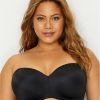 Bras * | Curvy Couture Cheap Smooth Multi-Way Strapless Bra