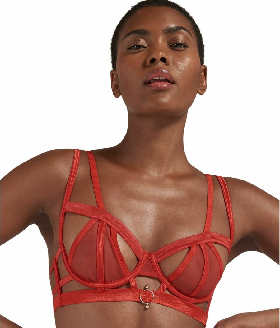 Bras * | Bluebella Outlet Sacha Bra Red